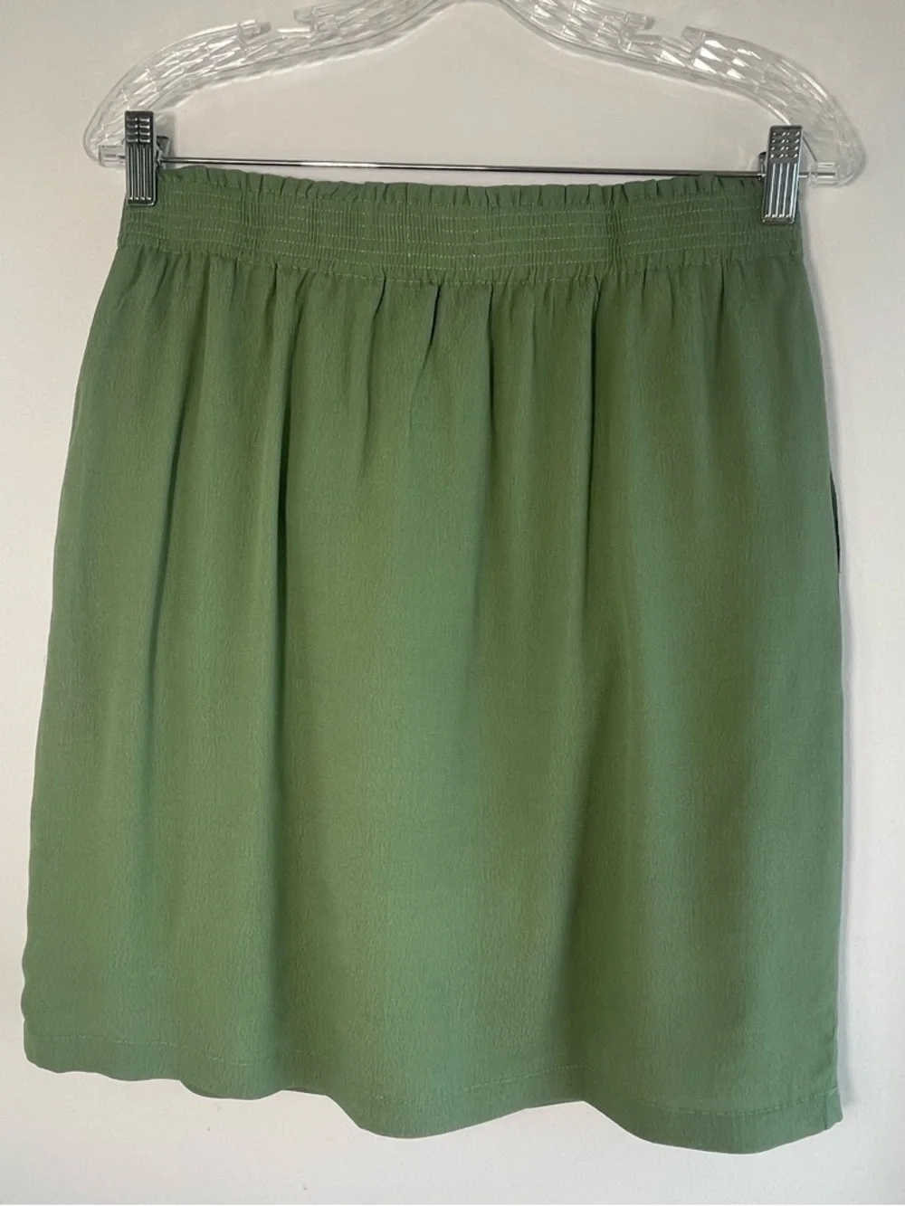 Tulip B Women’s Green Mint Elastic-Waist Mini Skirt NWT